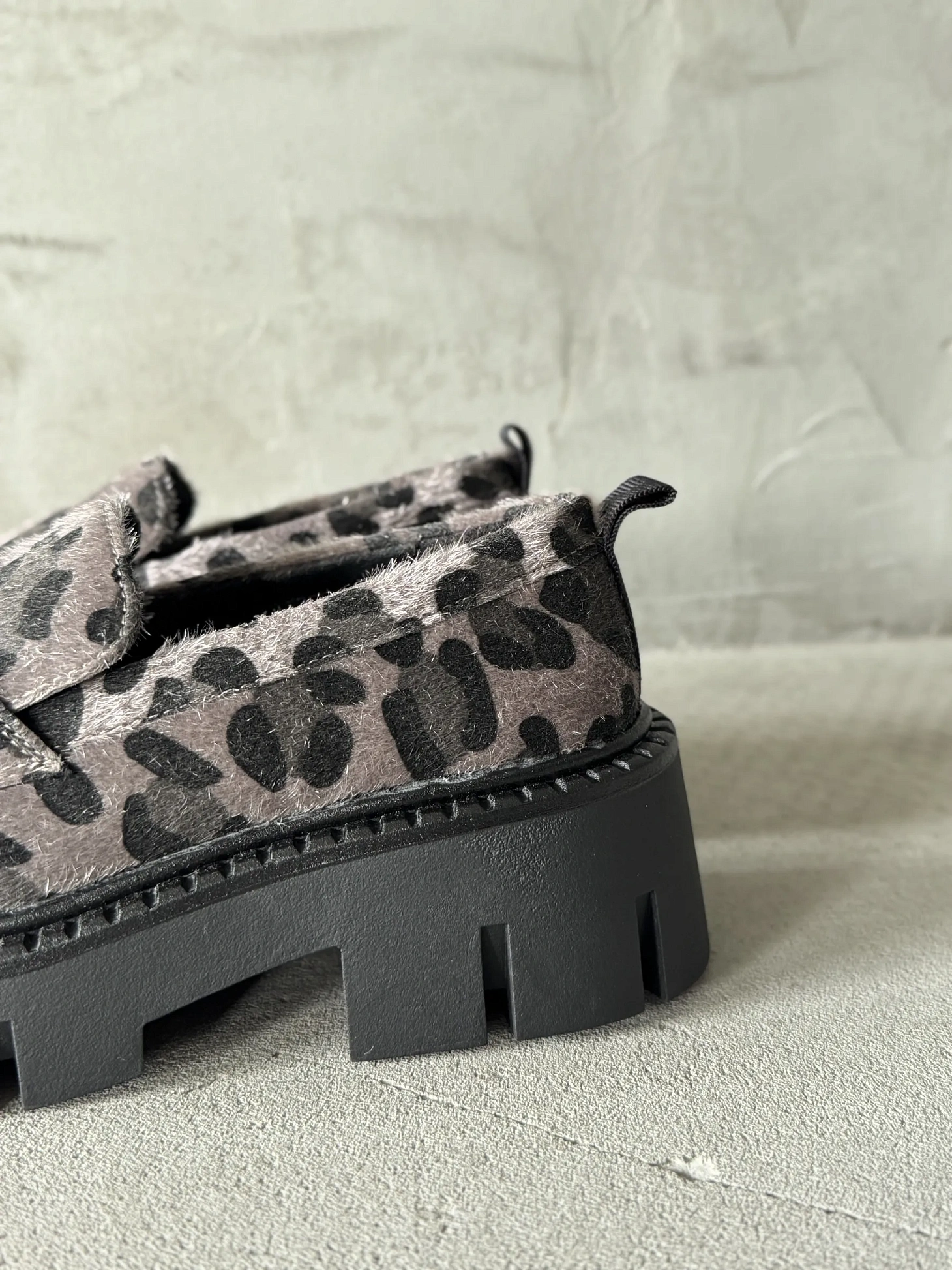 Лоферы на платформе высокой подошве