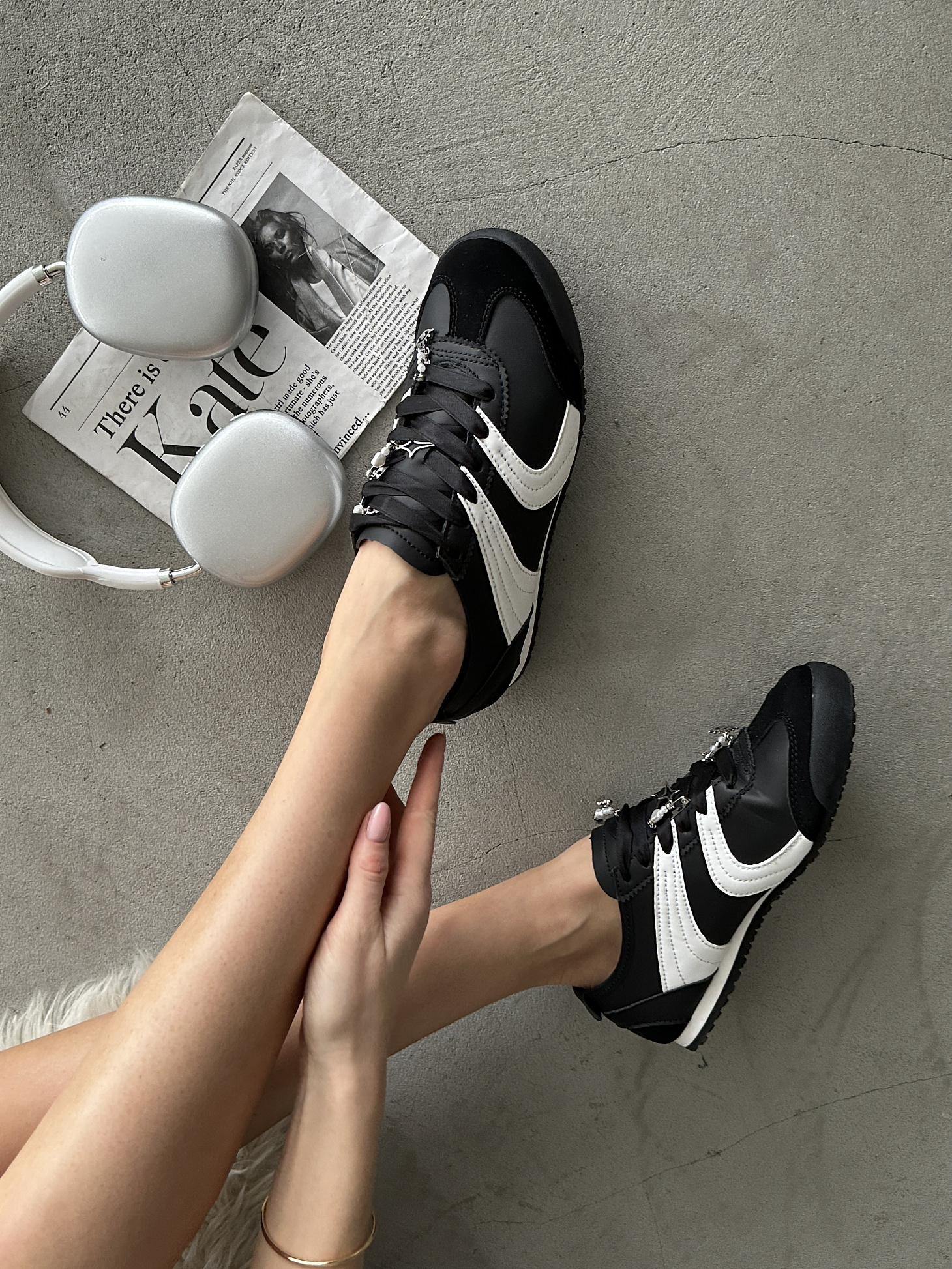 Кеды женские экокожа