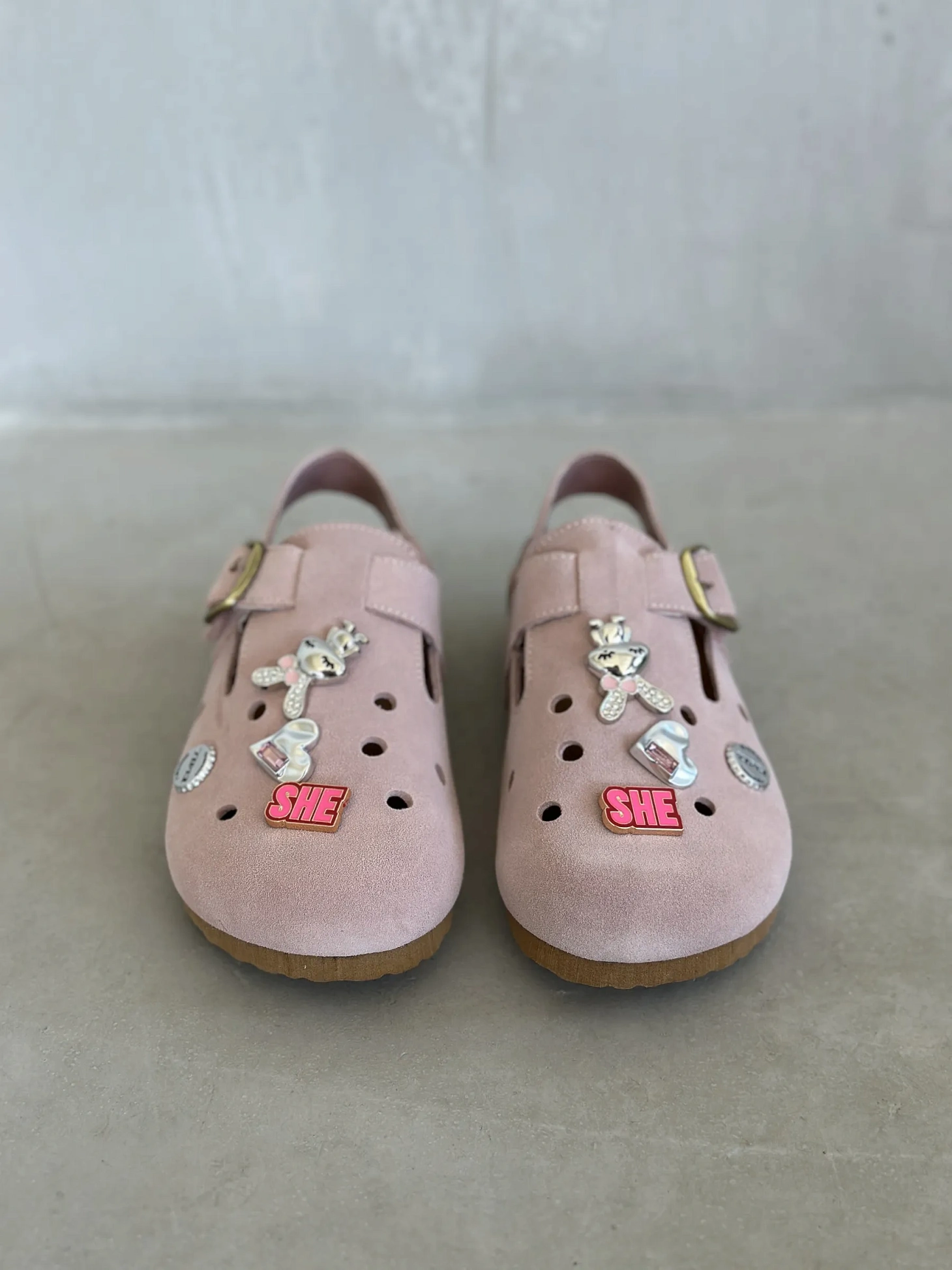 Летние сабо подростковые на высокой платформе