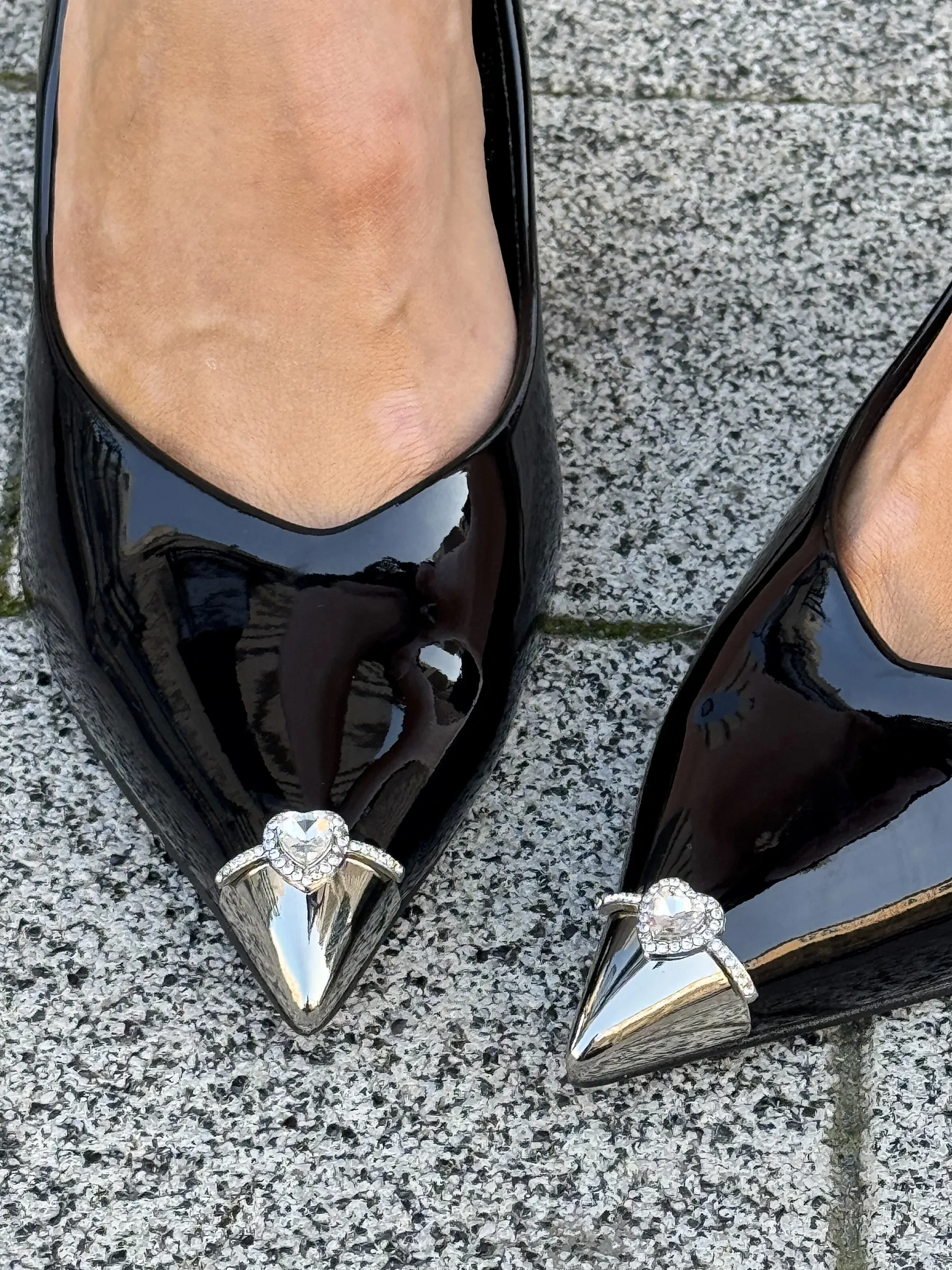 Вечерние туфли на шпильке