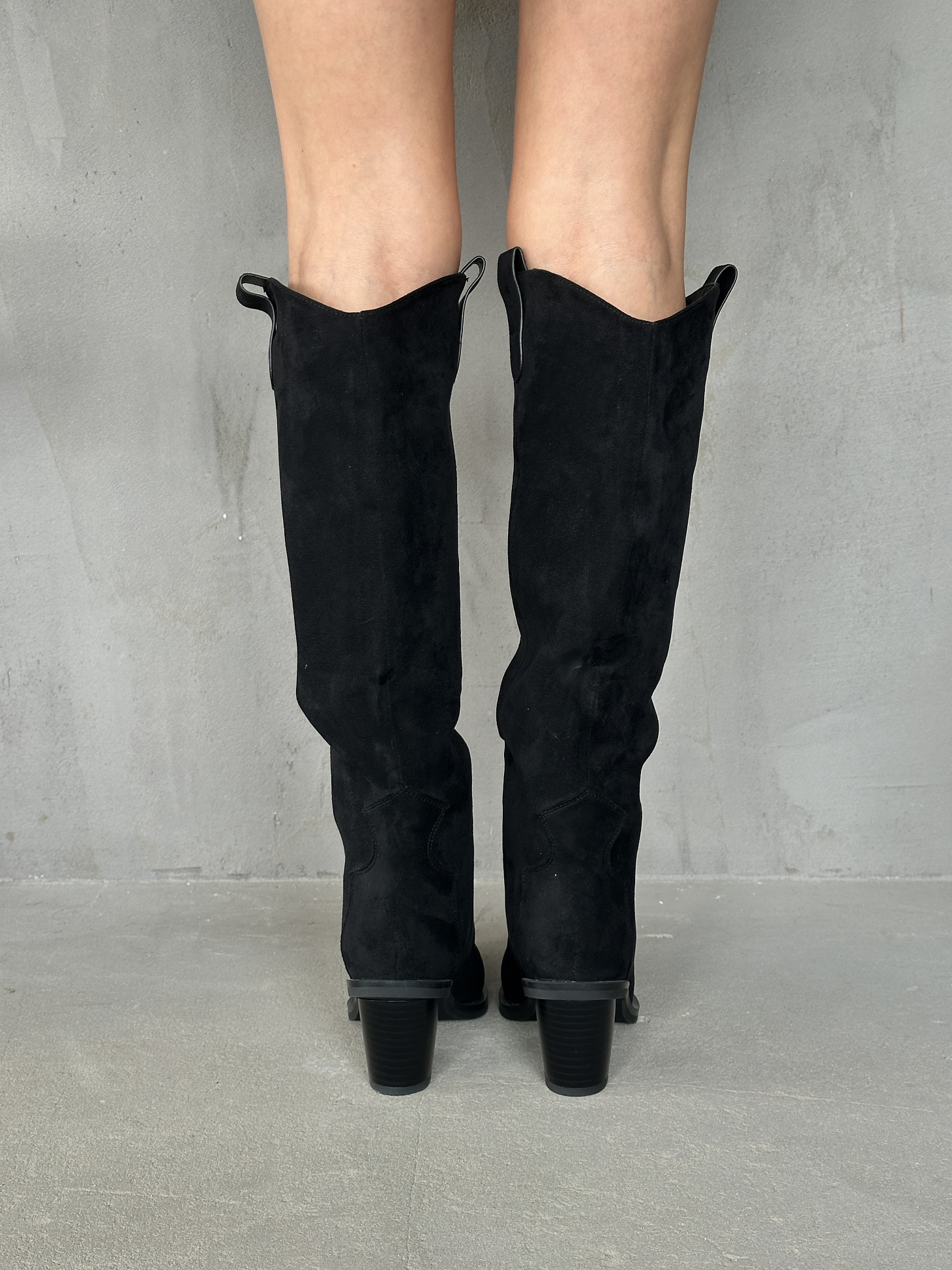 Сапоги казаки женские текстиль