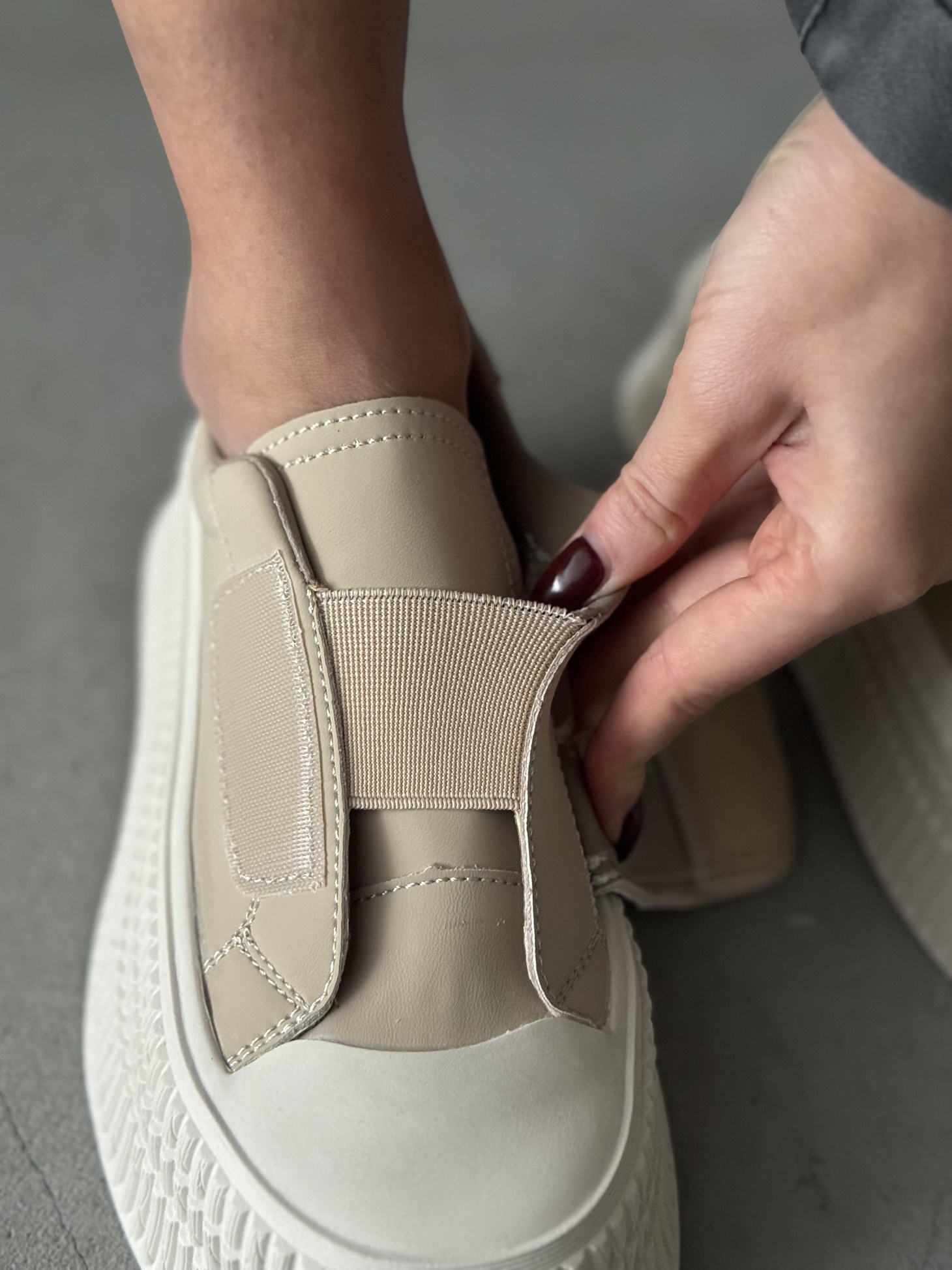 Кеды женские экокожа