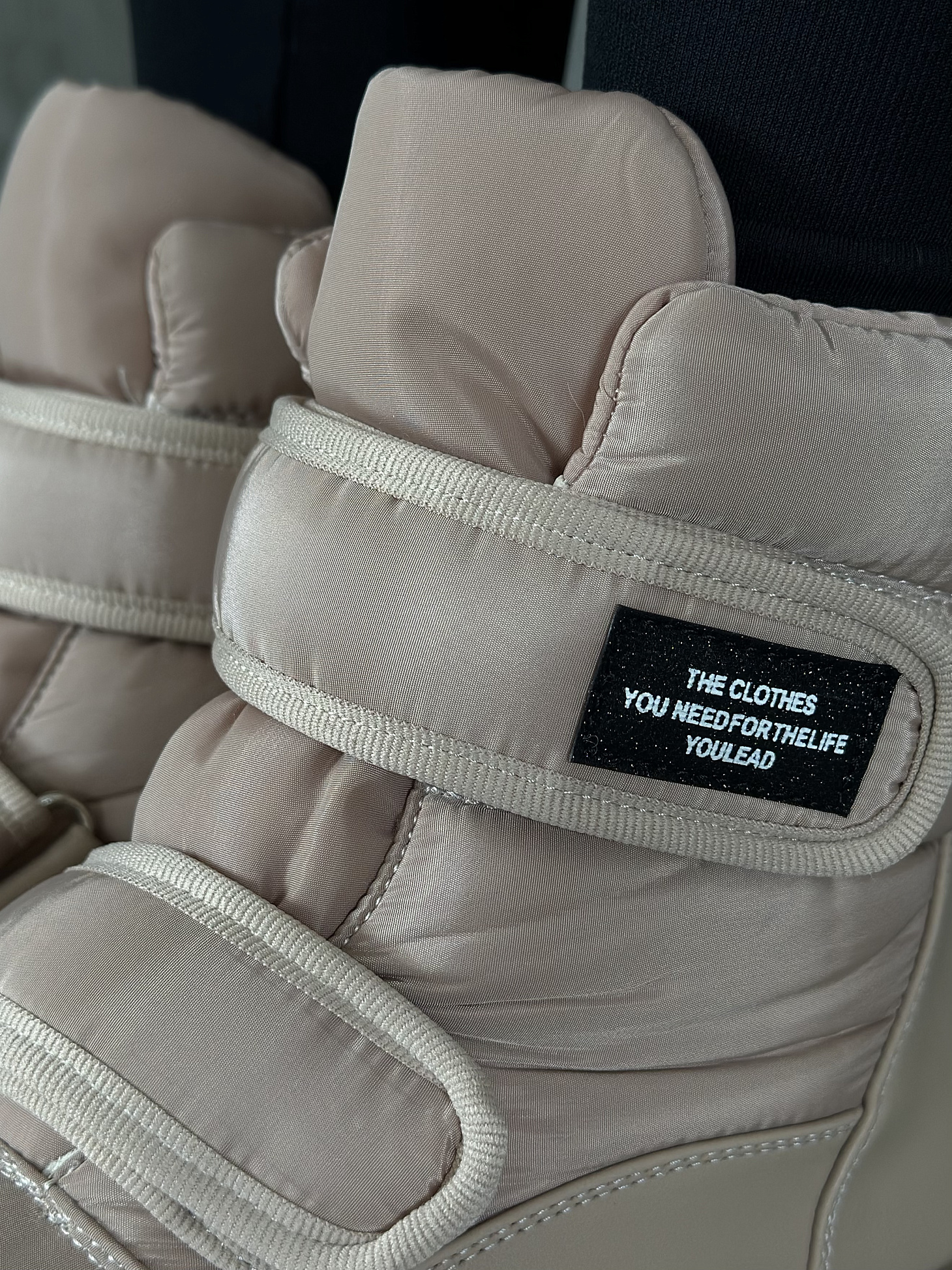 Дутики женские текстиль шерсть