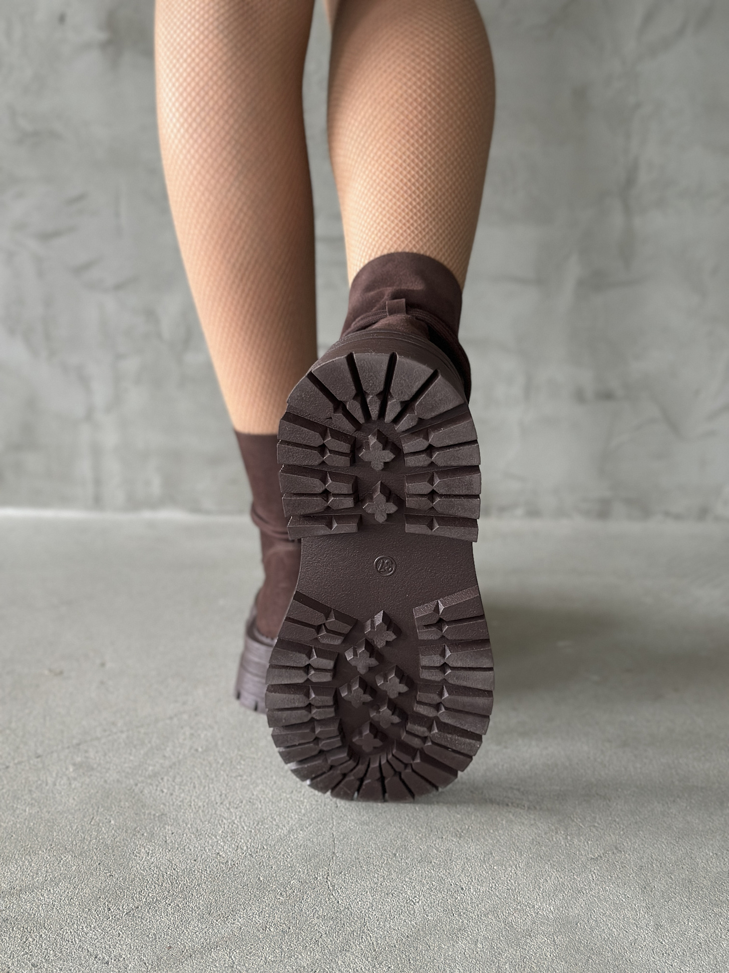 Ботинки женские натуральная замша