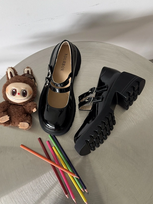 Туфли для девочки на платформе мери джейн