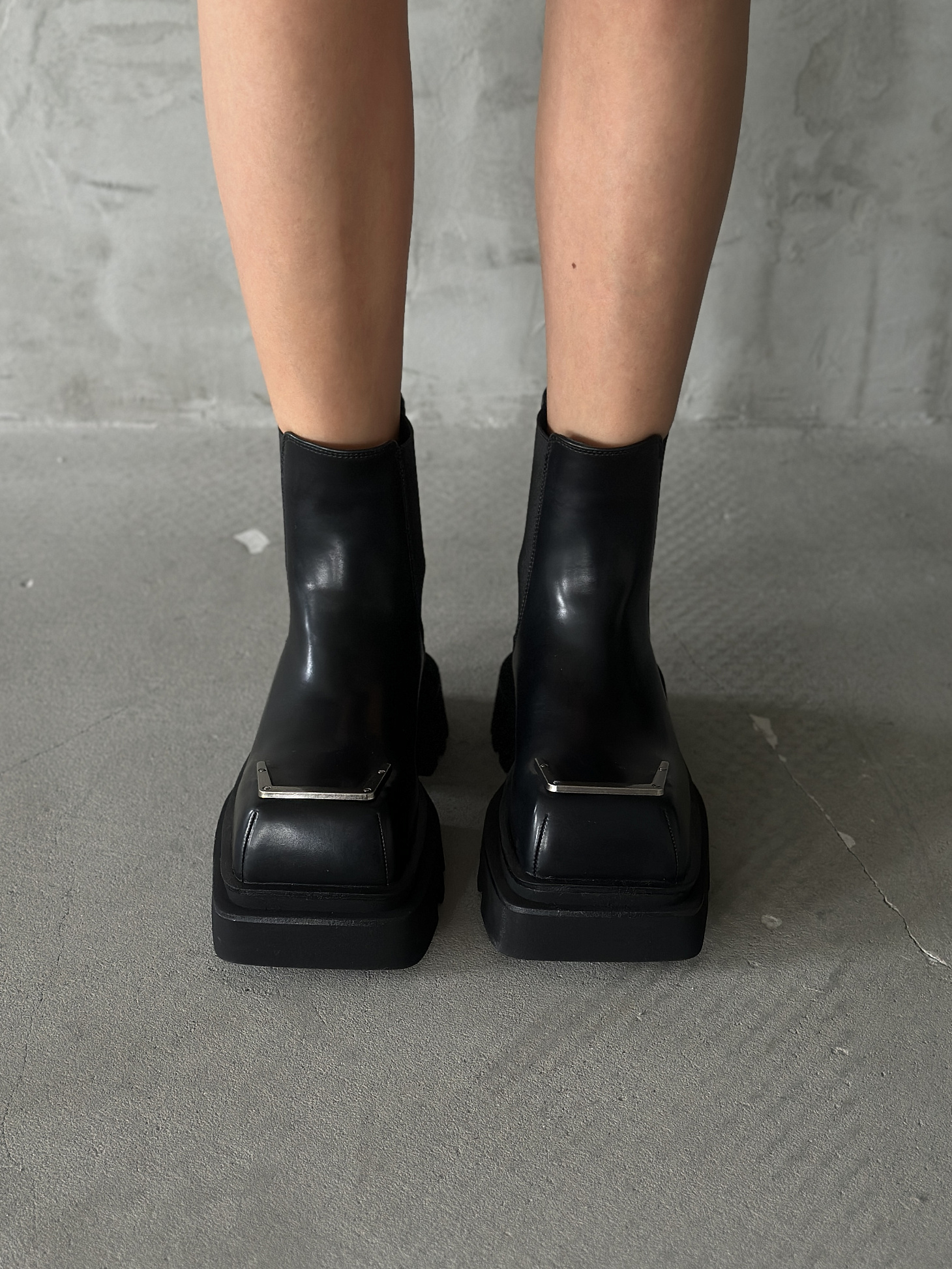 Ботинки женские экокожа