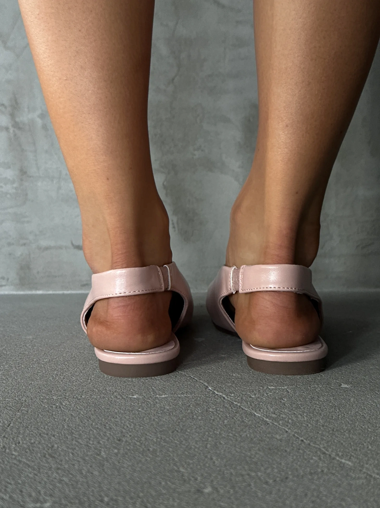 Балетки женские летние с открытой пяткой