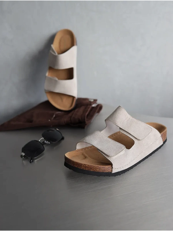 Летние шлепанцы мужские биркенштоки на платформе