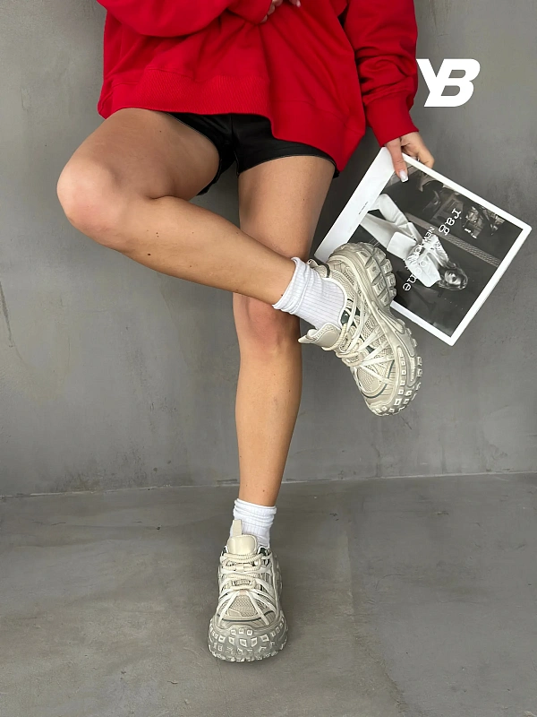 Кроссовки женские экокожа