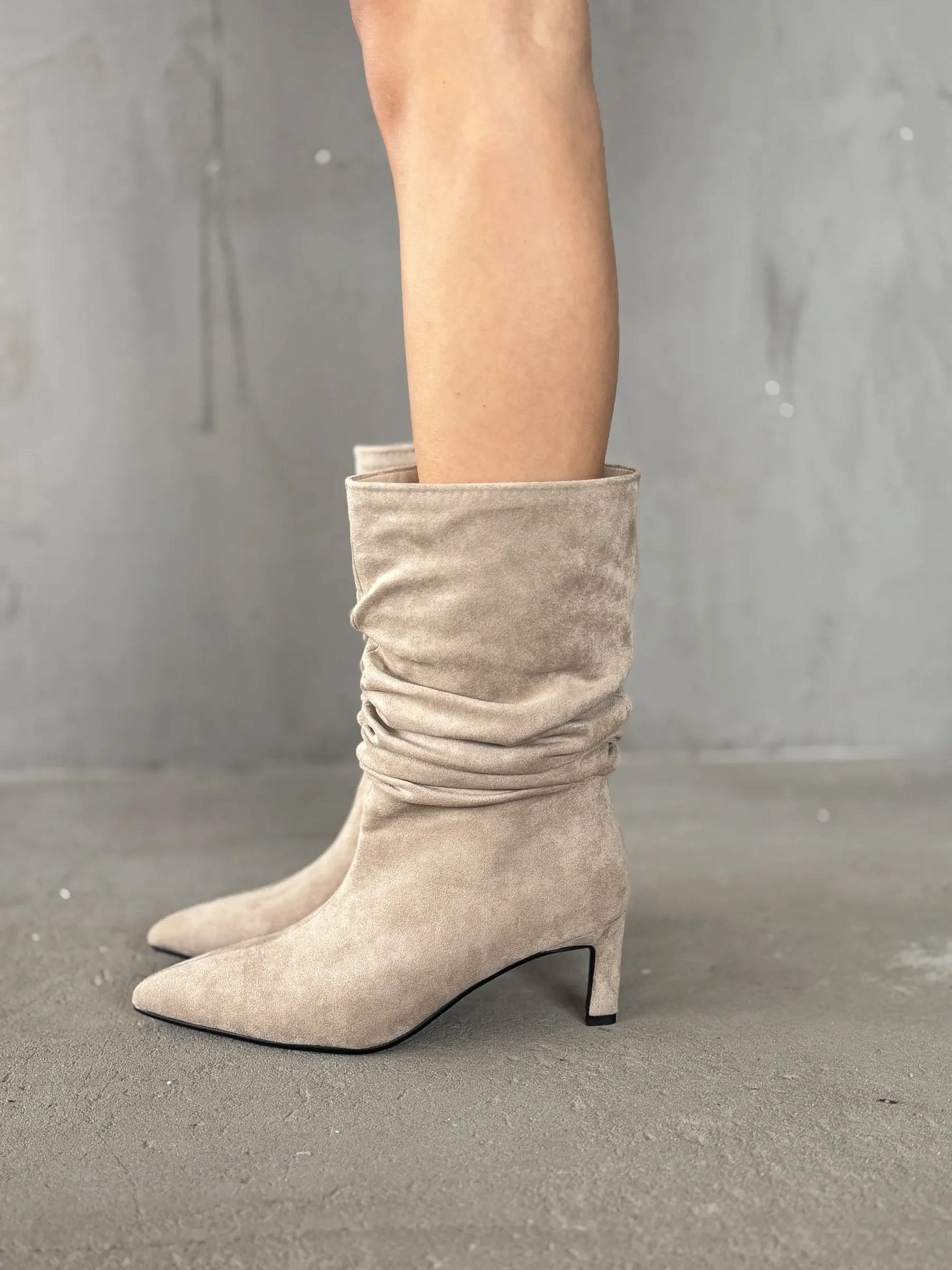 Сапоги женские текстиль