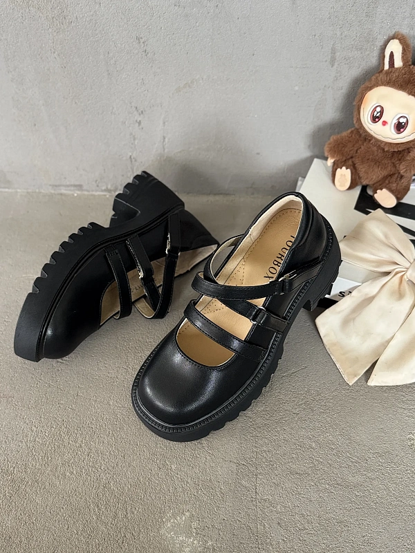 Туфли для девочки на платформе мери джейн