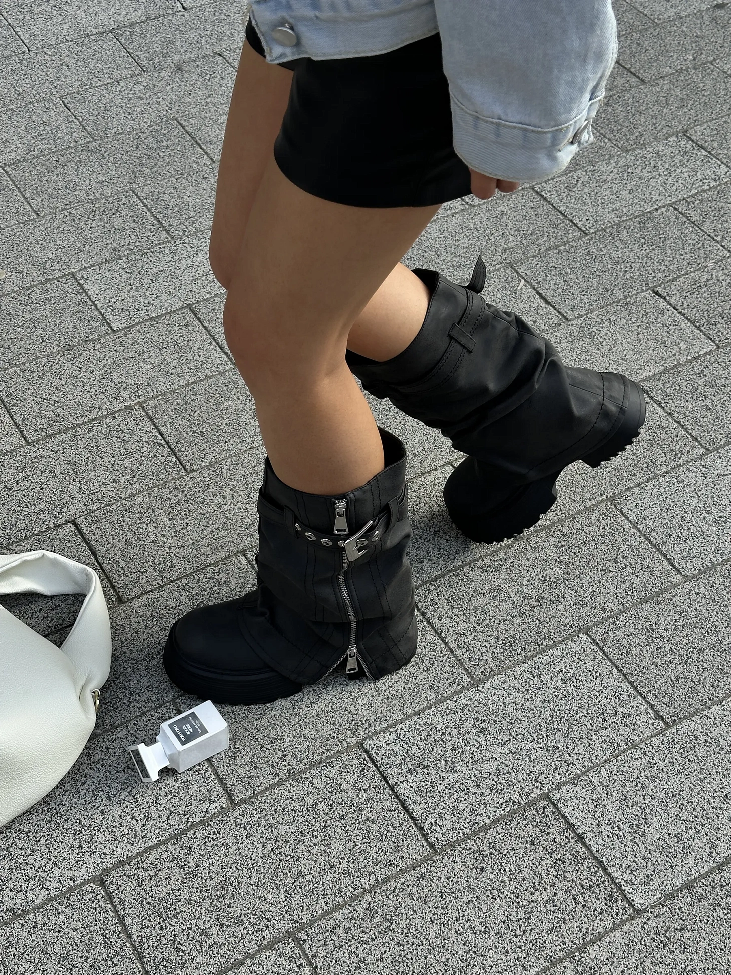 Ботинки женские экокожа шерсть