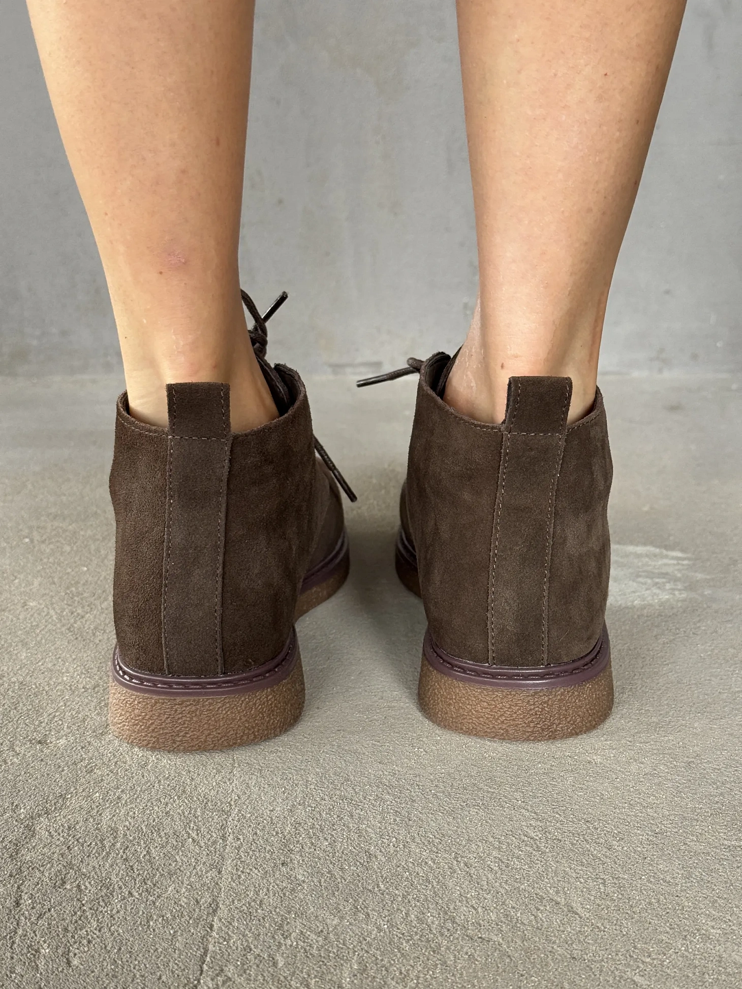 Ботинки женские натуральная замша шерсть