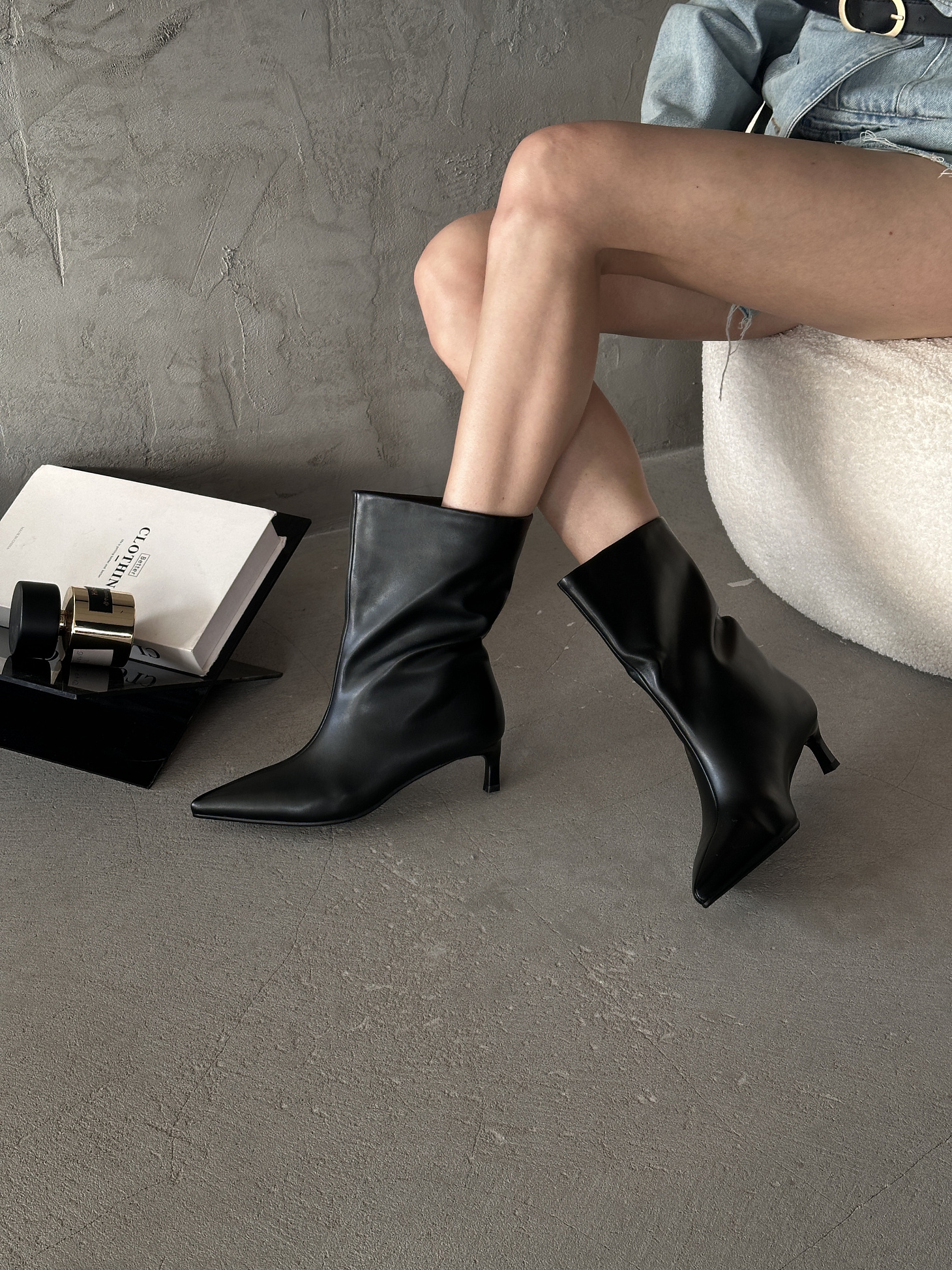 Сапоги женские экокожа