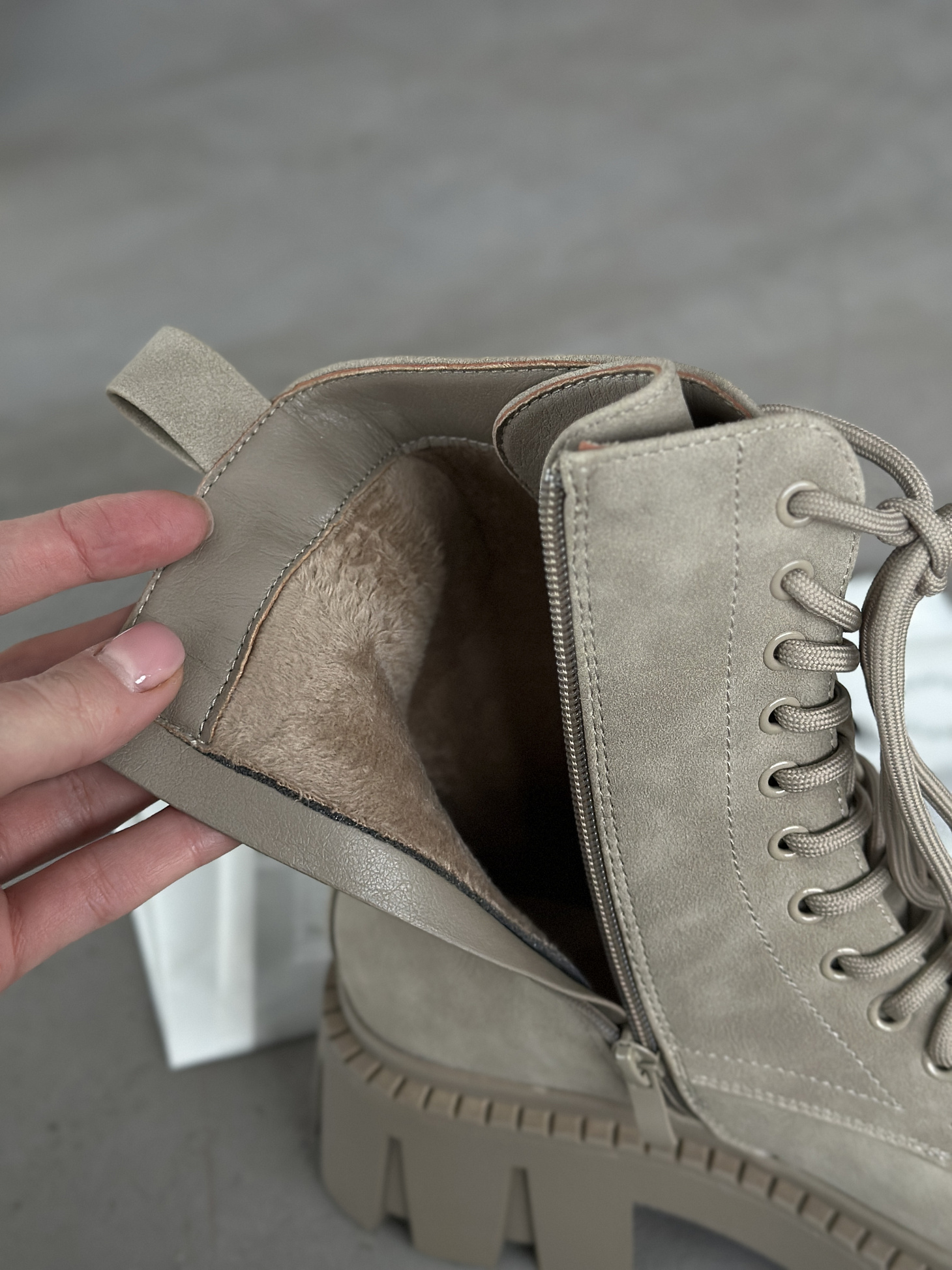 Ботинки женские экокожа