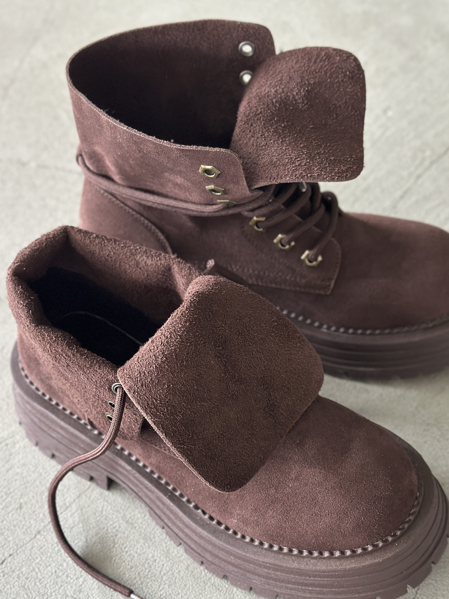 Ботинки женские натуральная замша