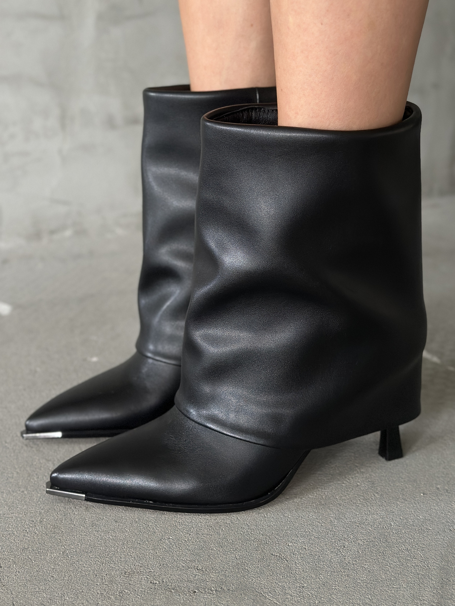 Ботильоны женские экокожа