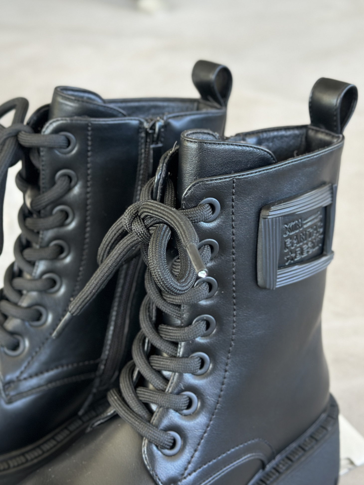 Ботинки детские экокожа шерсть