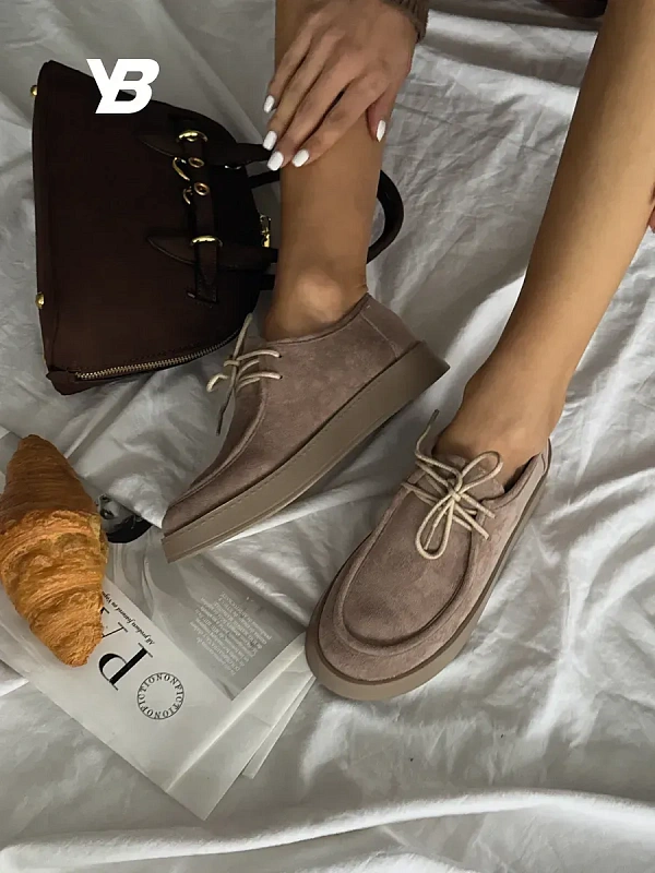 Лоферы женские текстиль