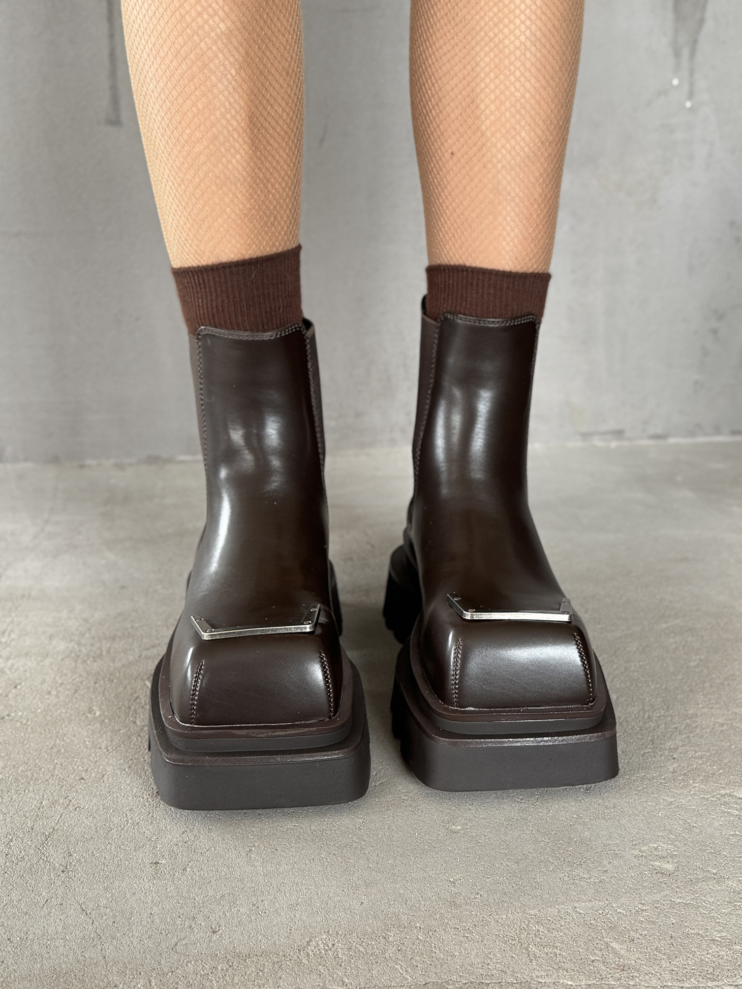 Ботинки женские экокожа