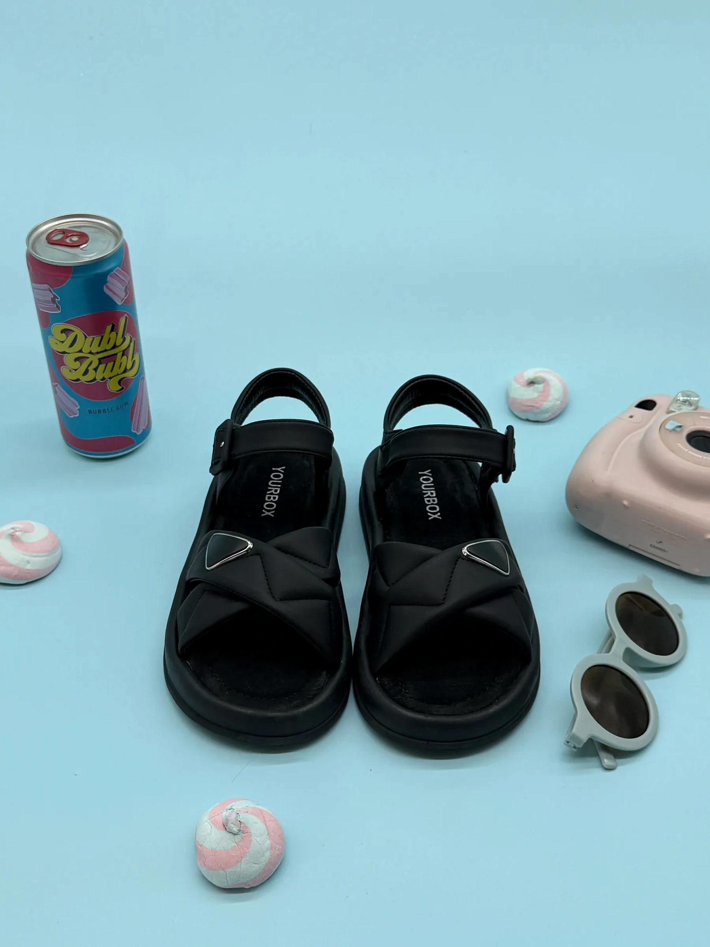 Летние босоножки на платформе