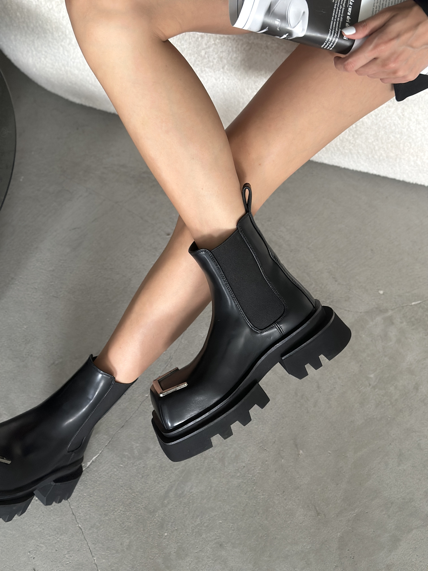 Ботинки женские экокожа