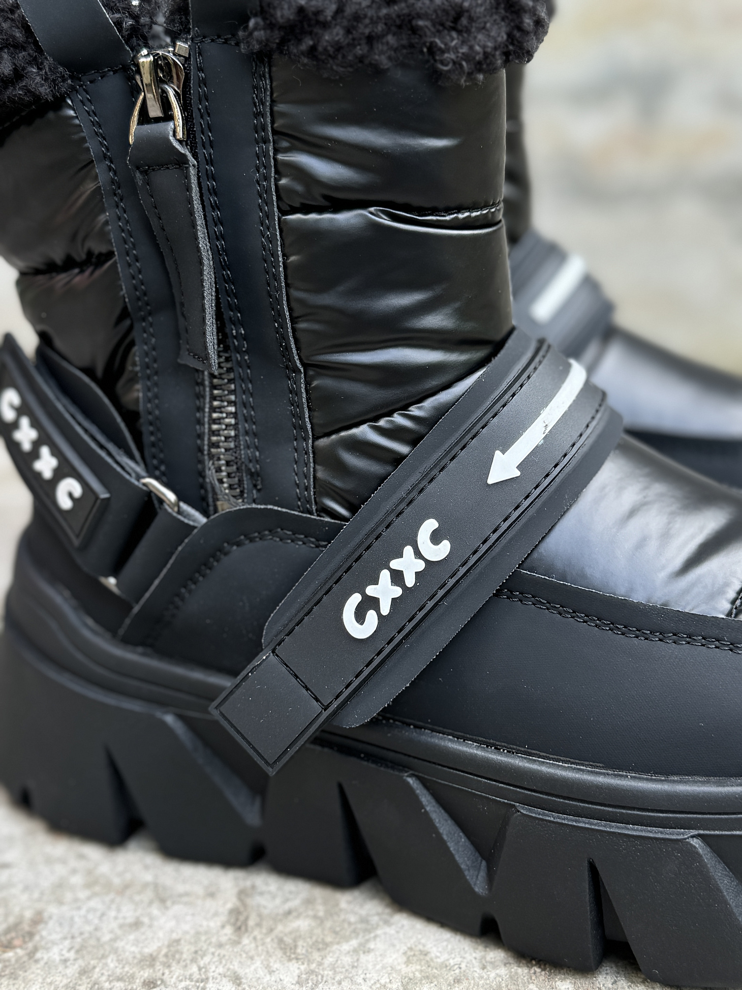 Ботинки детские текстиль шерсть