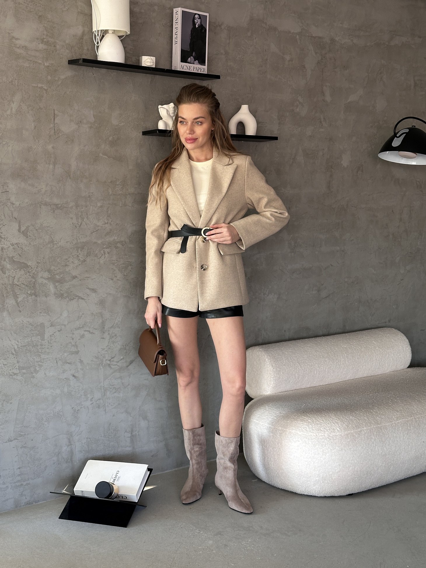 Сапоги женские текстиль