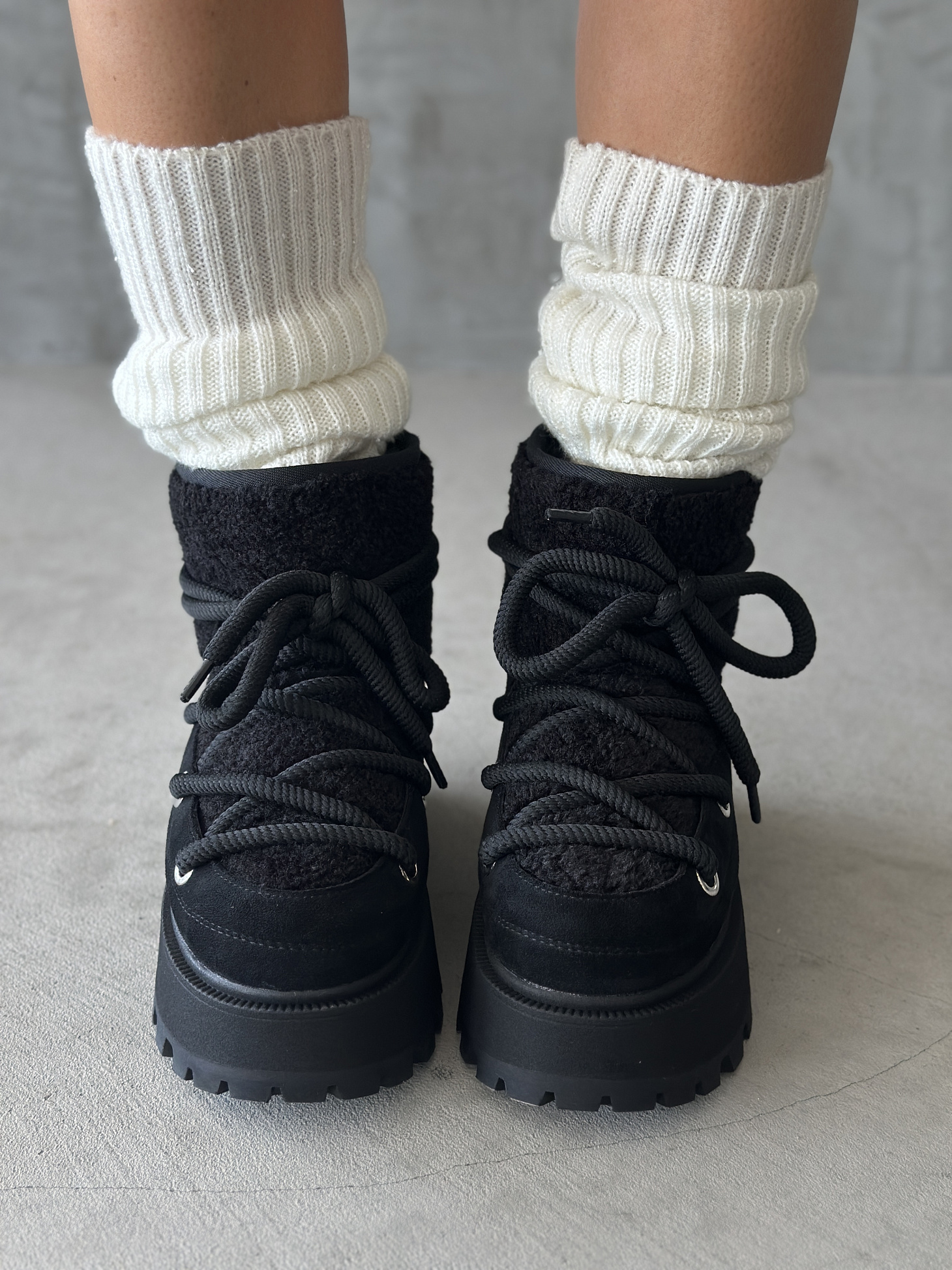 Угги женские экозамша шерсть