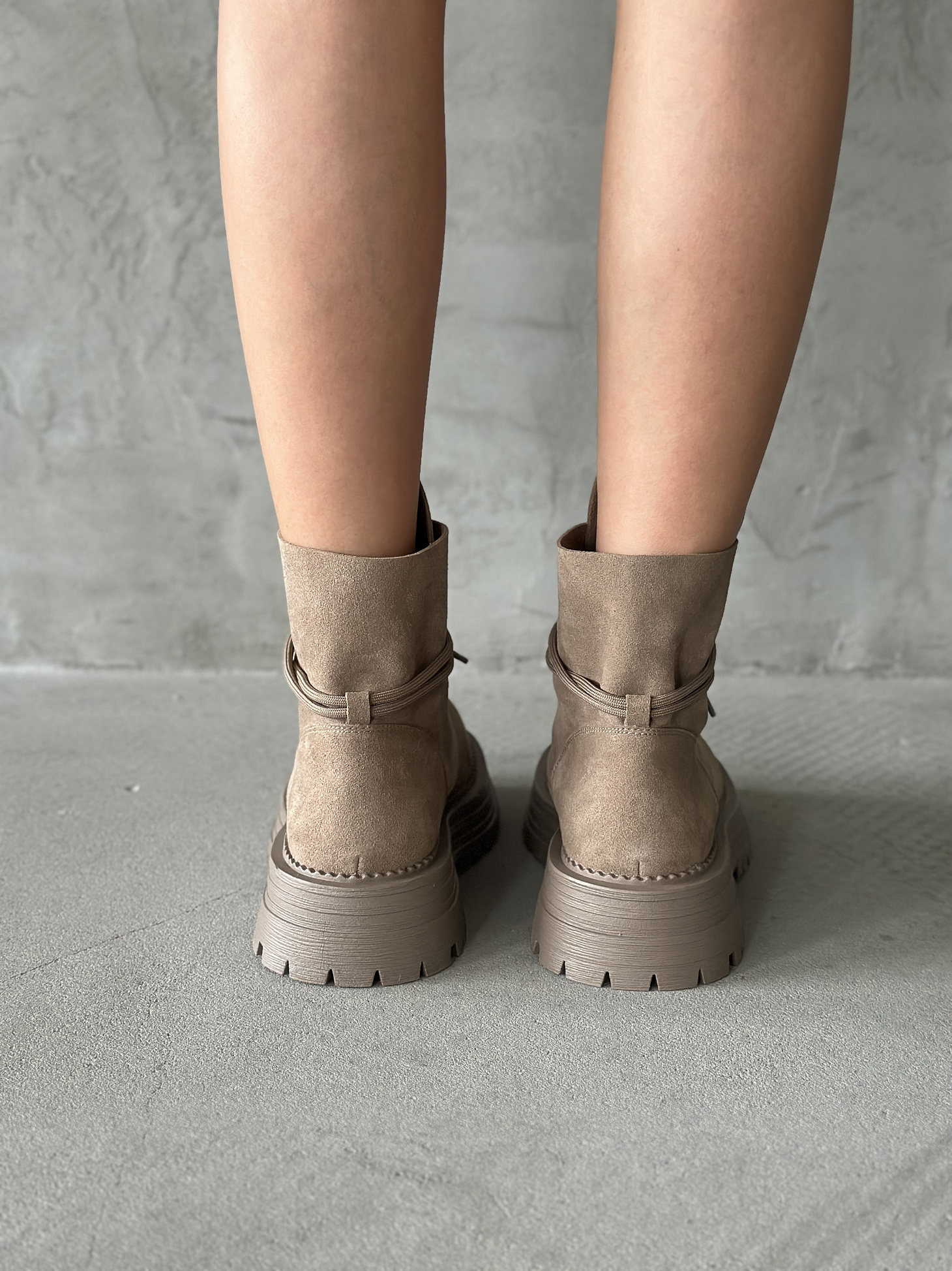 Ботинки женские натуральная замша