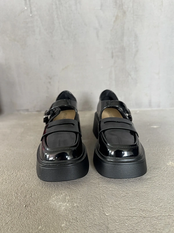 Туфли для девочки лоферы на платформе