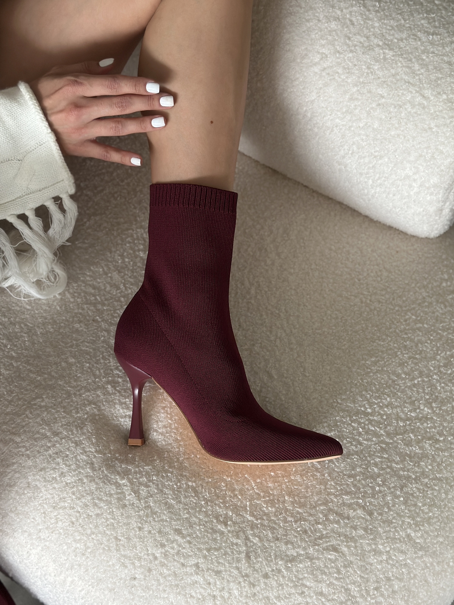 Ботильоны женские текстиль