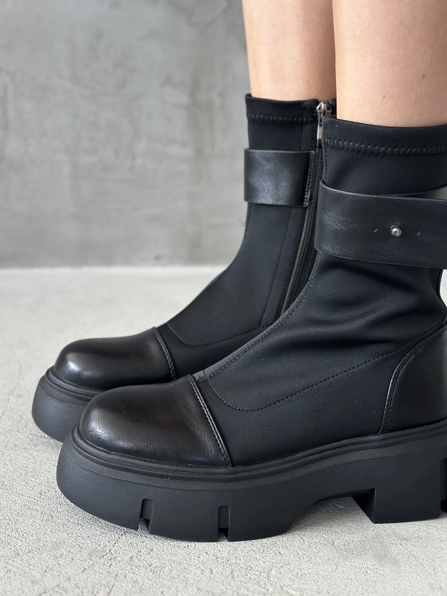 Ботинки женские текстиль