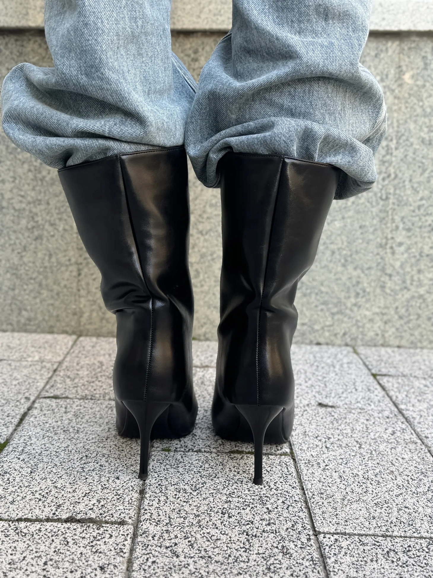 Сапоги женские экокожа