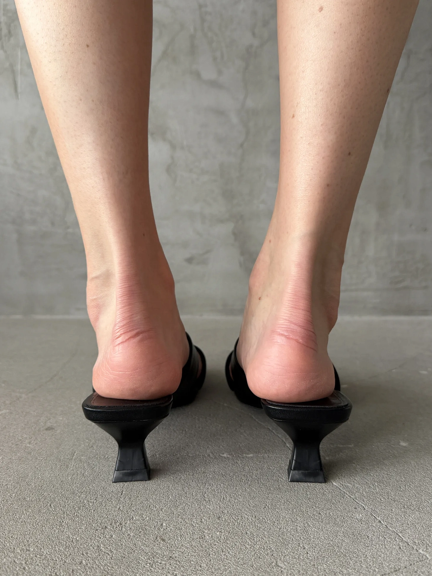 Мюли женские на каблуке летние