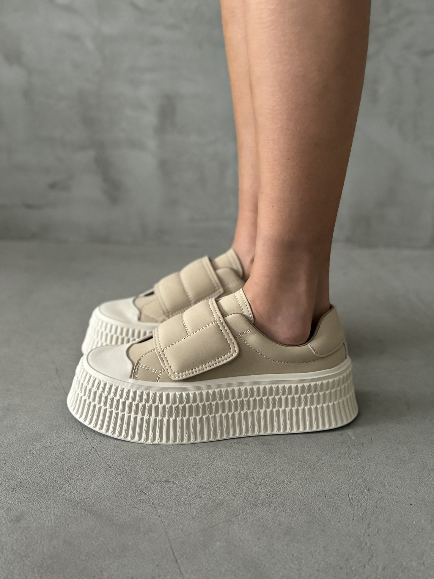 Кеды женские экокожа