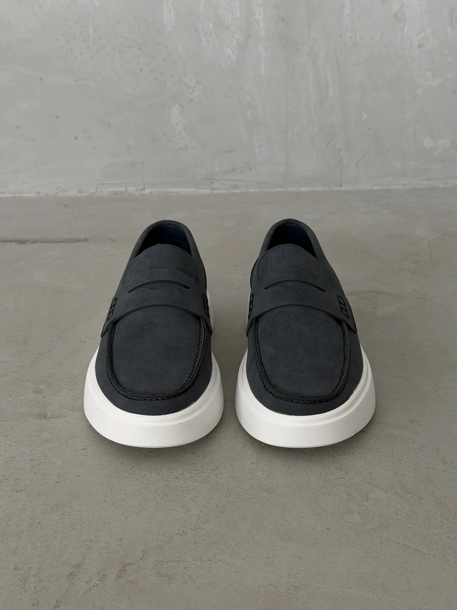 Лоферы на платформе высокой подошве