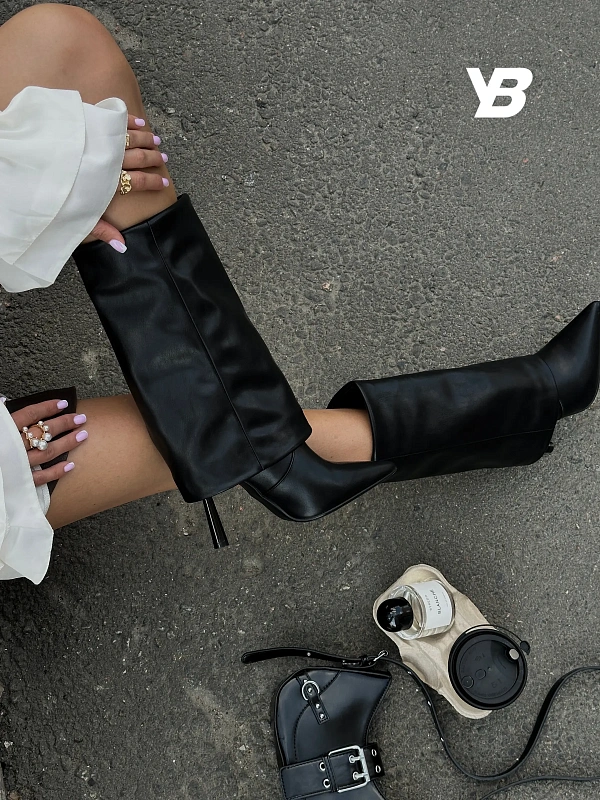 Сапоги женские экокожа