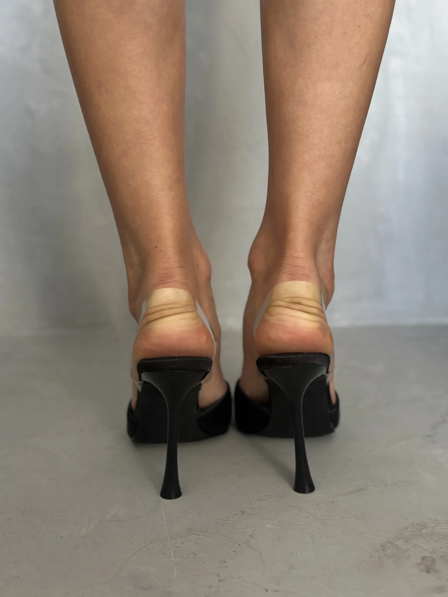 Туфли на высоком каблуке мюли лодочки