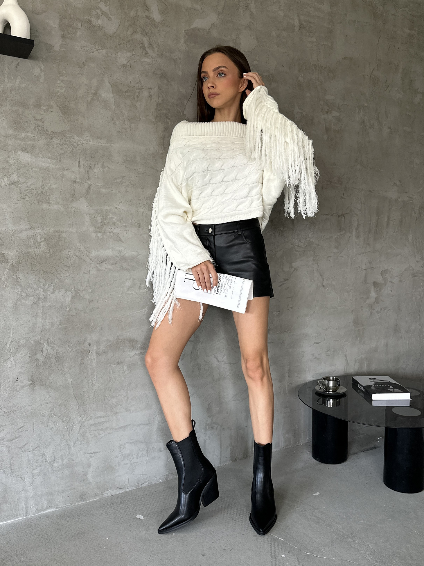 Казаки женские экокожа