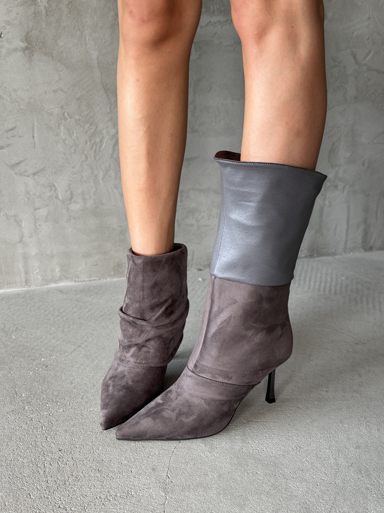 Ботильоны женские текстиль