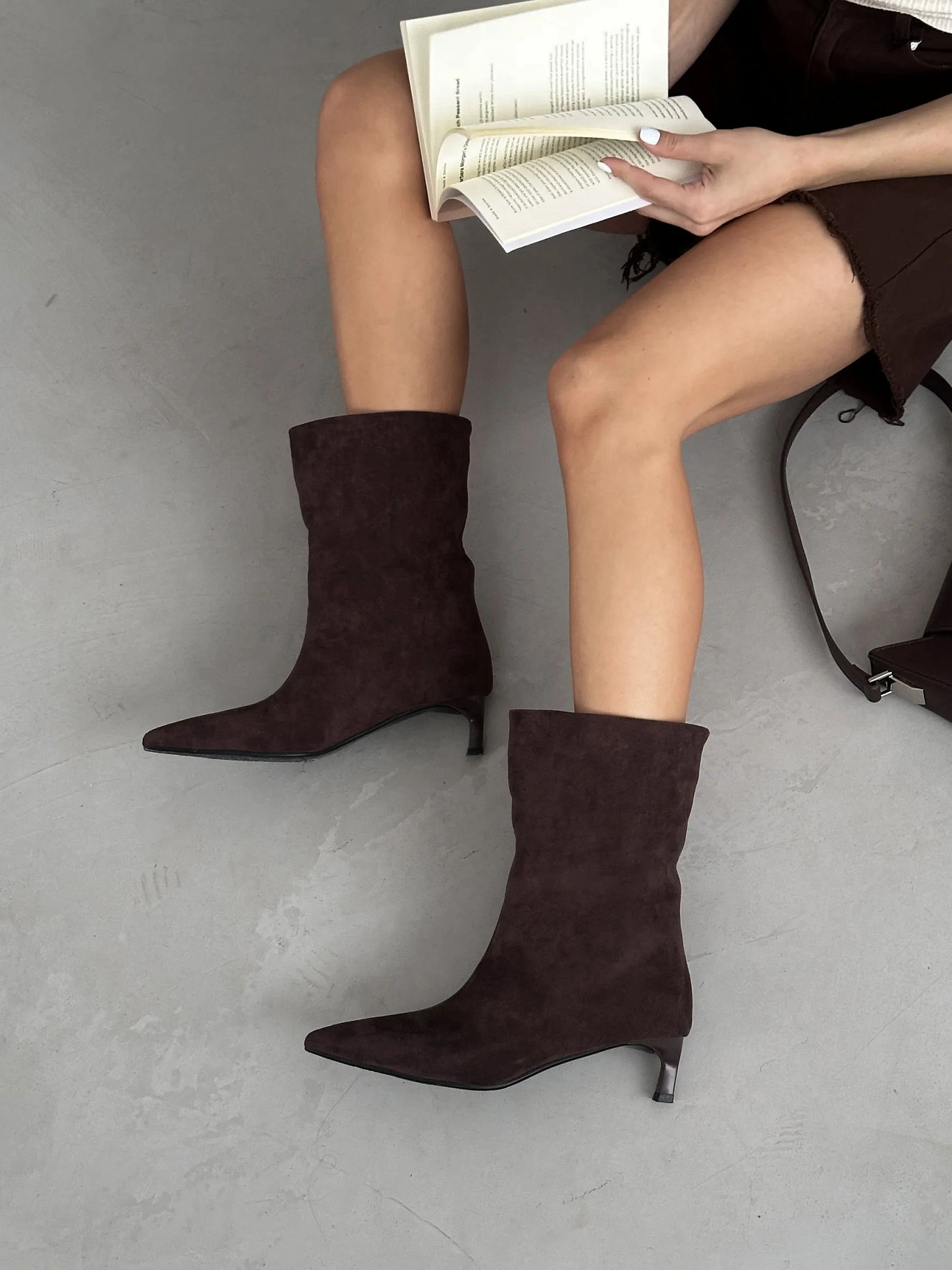 Сапоги женские текстиль 