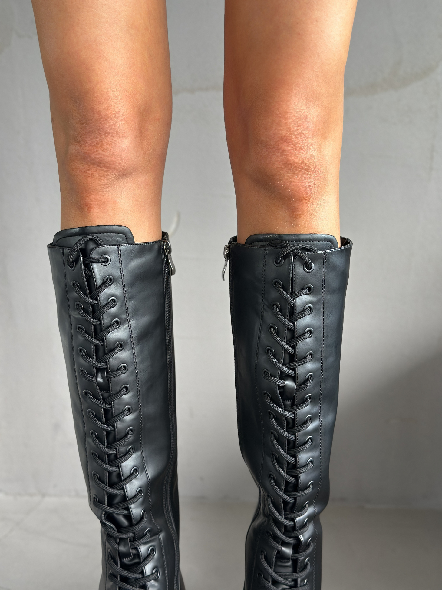 Сапоги женские экокожа еврошерсть