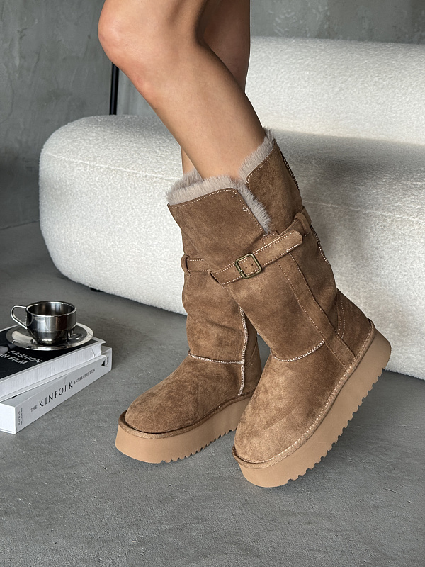 Сапоги женские текстиль