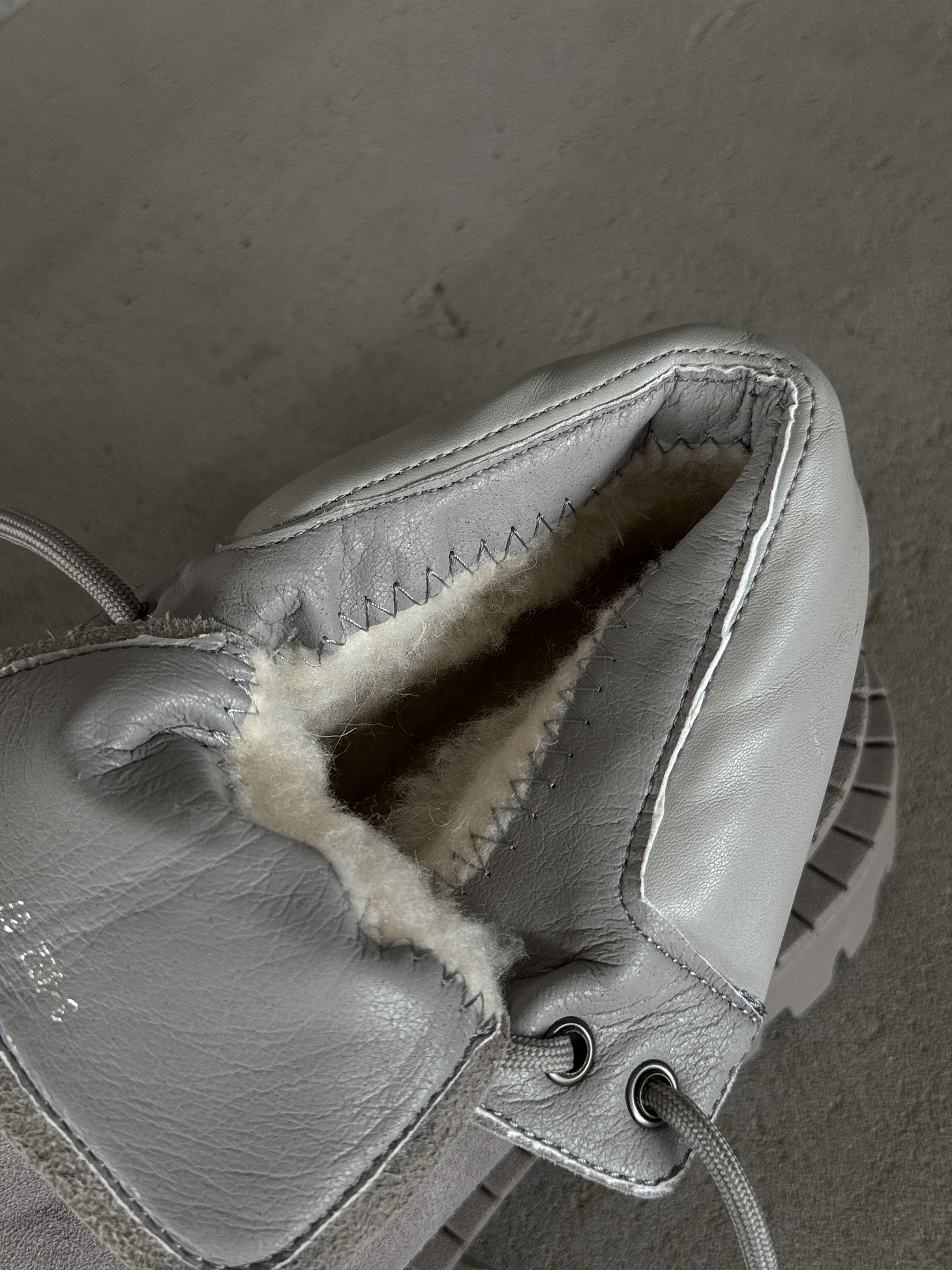 Ботинки женские натуральная замша шерсть