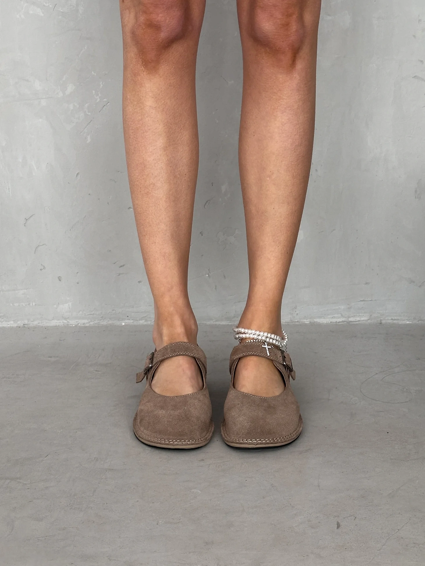 Балетки летние натуральная замша мэри джейн