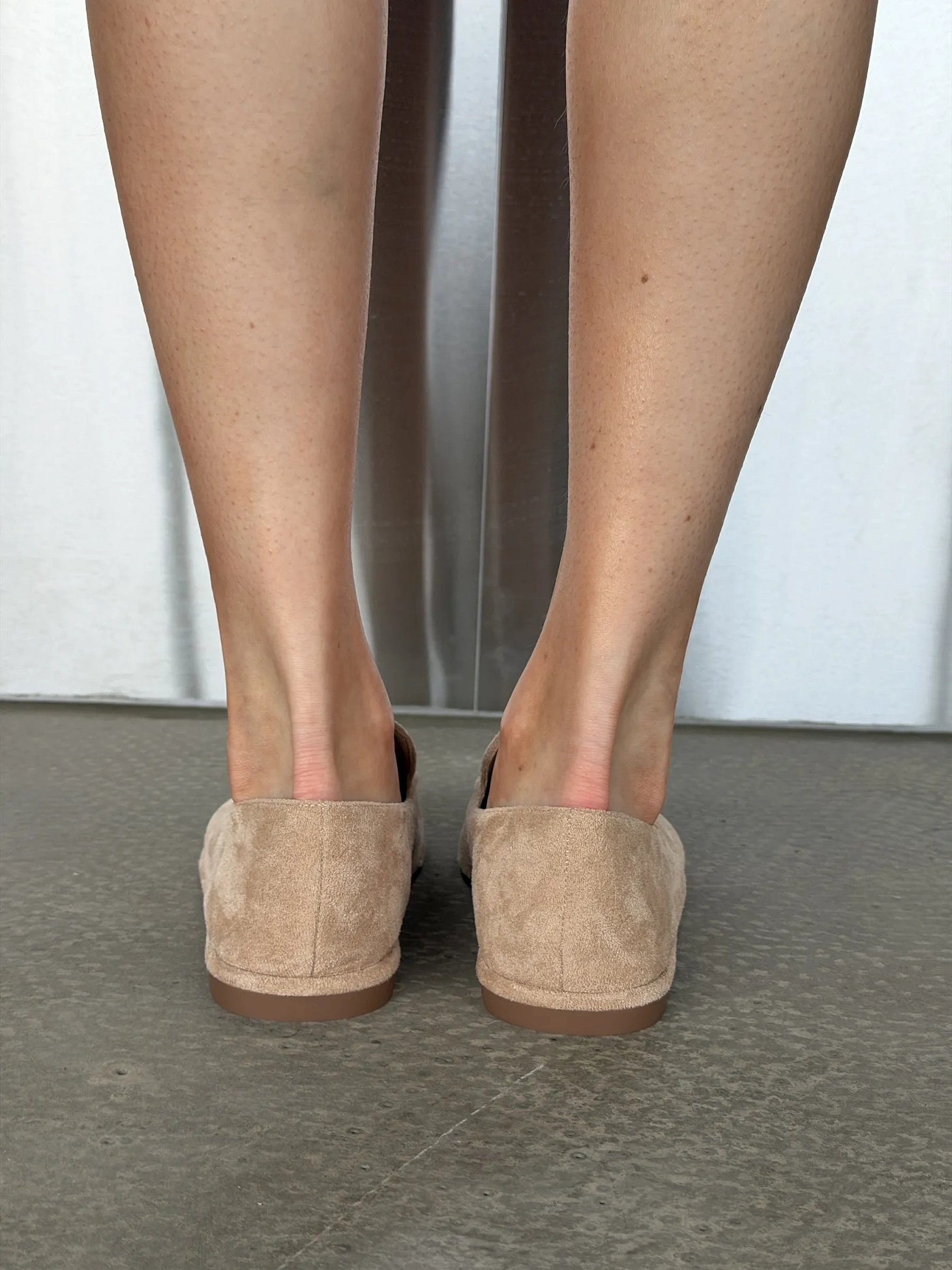 Лоферы женские замшевые рыжие летние