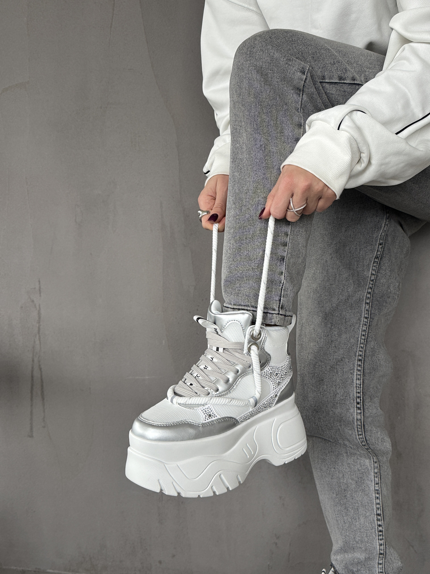 Ботинки женские экокожа