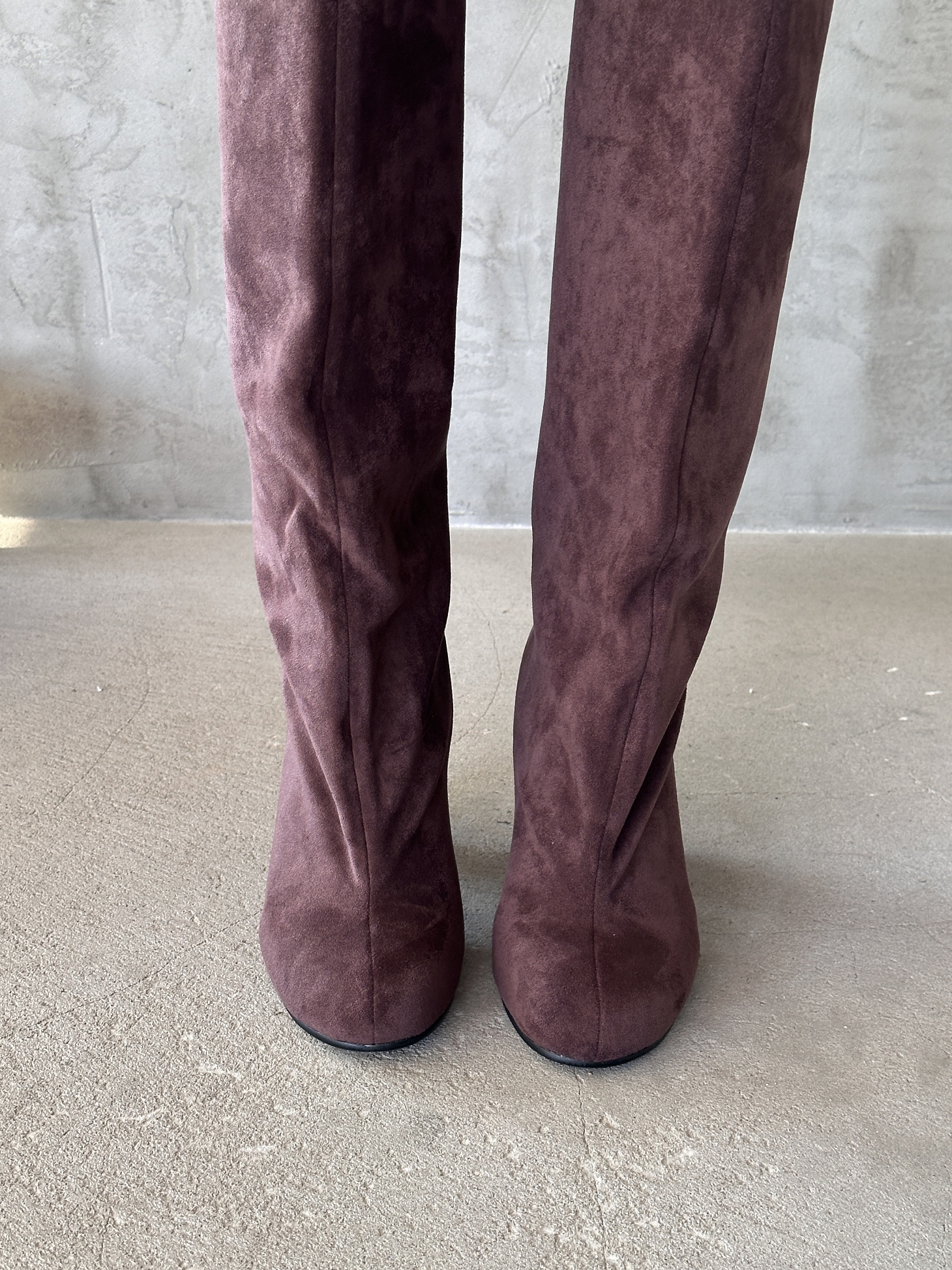 Сапоги женские экозамша