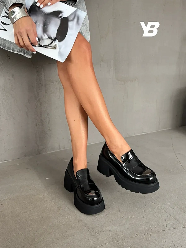 Лоферы женские экокожа